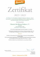 Demeter-Zertifikat Museumbäckerei Pankow bis 30. April 2024