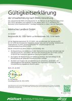 Gültigkeitserklärung der EG-Öko-Audit-VO von 2022
